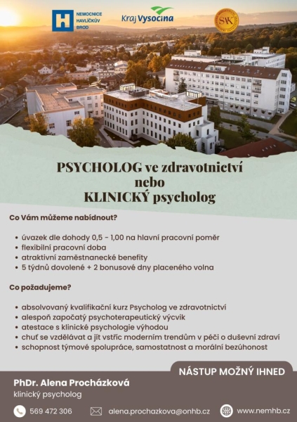 Psycholog ve zdravotnictví