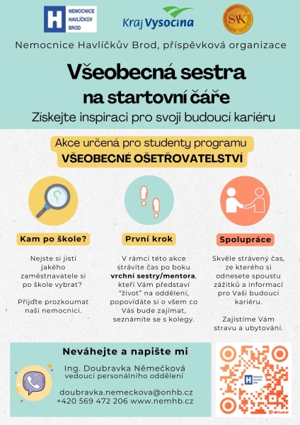 Všeobecná sestra na startovní čáře Všeobecná sestra na startovní čáře